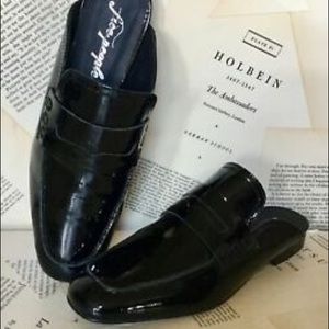 Free People Black Penny Mule